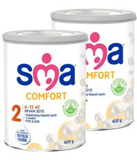 Sma Comfort Laktozlu 2 Numara Devam Sütü 2x400 gr