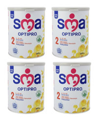 Sma Optipro Laktozlu Tahılsız Probiyotikli 2 Numara Devam Sütü 4x800 gr