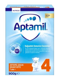 Aptamil Laktozlu Tahılsız Probiyotikli 4 Numara Devam Sütü 900 gr