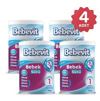 Bebevit Laktozlu Probiyotikli 1 Numara Devam Sütü 4x400 gr