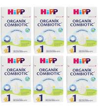 Hipp Combiotic Laktozlu Glutensiz Organik Probiyotikli 1 Numara Bebek Sütü 6x800 gr