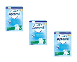 Aptamil Laktozsuz Tahılsız Probiyotikli 3 Numara Devam Sütü 3x900 gr