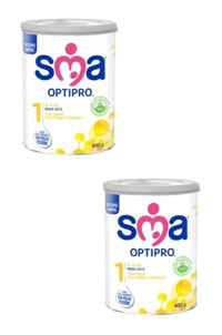 Sma Optipro Laktozlu Probiyotikli 1 Numara Bebek Sütü 2x400 gr