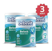 Bebevit Laktozlu Probiyotikli 2 Numara Devam Sütü 3x400 gr