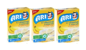 Ari Laktozlu Muzlu 4 Numara Kaşık Maması 3x250 gr