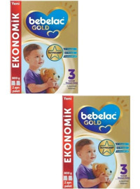 Bebelac Gold Laktozlu Probiyotikli 3 Numara Devam Sütü 2x800 gr
