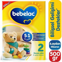 Bebelac Laktozsuz Tahılsız 2 Numara Devam Sütü 500 gr