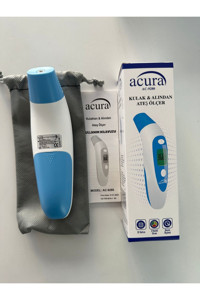 Acura ac 9280 Alından ve Kulaktan Temassız Dijital Tabanca Bebek ve Yetişkin Ateş Ölçer