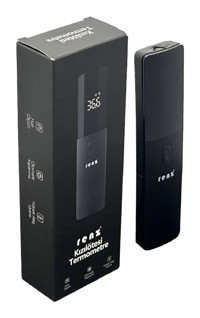 Renz Black Stick Alından Temassız Dijital Tabanca Bebek ve Yetişkin Ateş Ölçer