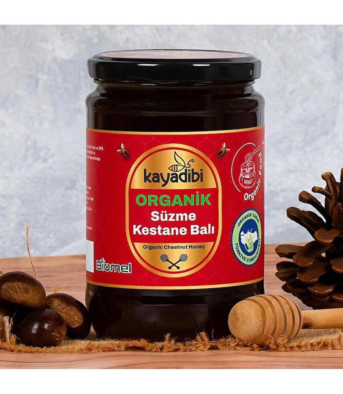 Kayadibi Süzme Organik Süzme Kestane Balı 850 gr