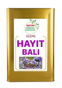 Baştan Yöresel Teneke Organik Süzme Hayıt Balı 25 kg