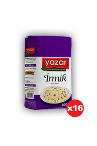 Yazar İrmik 16x500 gr