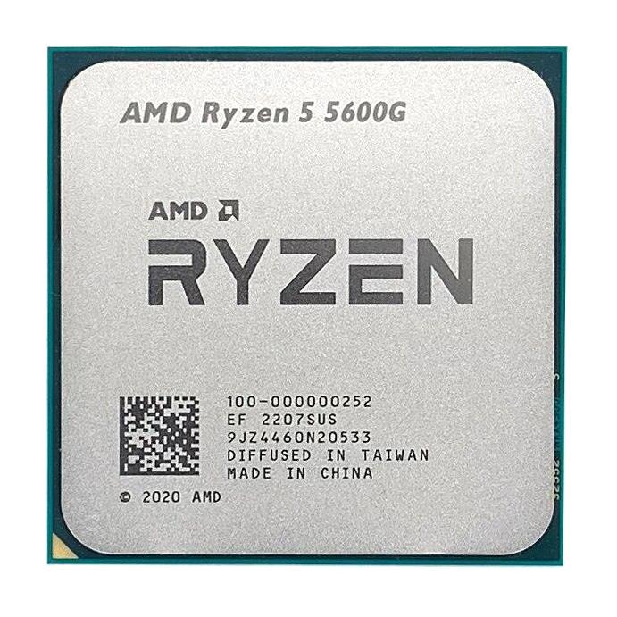 AMD Ryzen 5 5600G 6 Çekirdekli 3.50 Ghz 4.40 GHz Turbo Hız 32 MB Ön Bellek AM4 Soket Tipi İşlemci