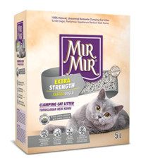 Mırmır Topaklanan İnce Taneli Aktif Karbonlu Bentonit Kedi Kumu 2x5 lt