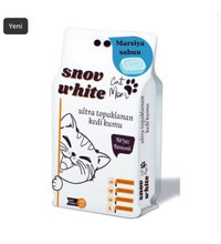 Snow White Marsilya Sabun Kokulu Topaklanan İnce Taneli Bentonit Kedi Kumu 20 lt