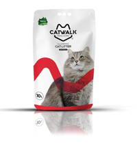 Catwalk Kokusuz Topaklanan İnce Taneli Bentonit Kedi Kumu 10 lt