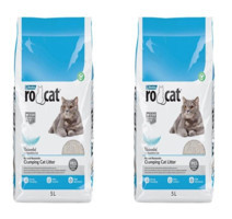 Rocat Kokusuz Topaklanan İnce Taneli Bentonit Kedi Kumu 10 lt