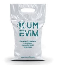 Kumevim Doğal Topaklanan İnce Taneli Bentonit Kedi Kumu 10 lt