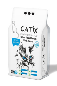 Catix Marsilya Sabun Kokulu Topaklanan İnce Taneli Bentonit Kedi Kumu 10 lt