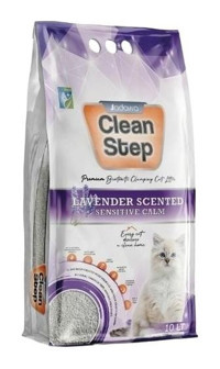 Jadawa Clean Step Lavanta Kokulu Topaklanan İnce Taneli Aktif Karbonlu Bentonit Kedi Kumu 10 lt