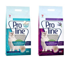 Proline Lavanta Ve Marsilya Sabunu Kokulu Topaklanan İnce Taneli Aktif Karbonlu Bentonit Kedi Kumu 10 lt