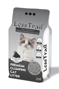 Less Trail Topaklanan İnce Taneli Aktif Karbonlu Bentonit Kedi Kumu 10 lt