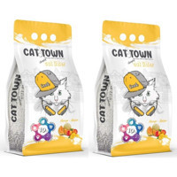 Cat Town Mango ve Kavun Kokulu Topaklanan İnce Taneli Bentonit Kedi Kumu 2x10 lt