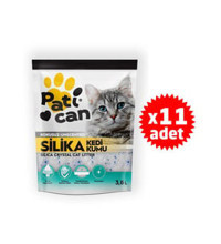 Patican Kokusuz Kalın Taneli Kristal Silika Kedi Kumu 11x3.8 lt