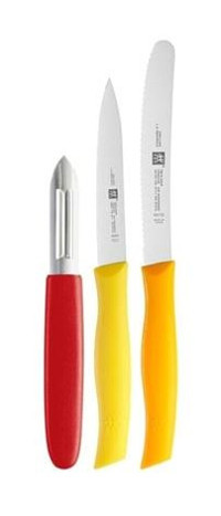 Zwıllıng Twin Grip 38099003 Paslanmaz Çelik 3 Parça Meyve - Sebze Bıçağı Seti