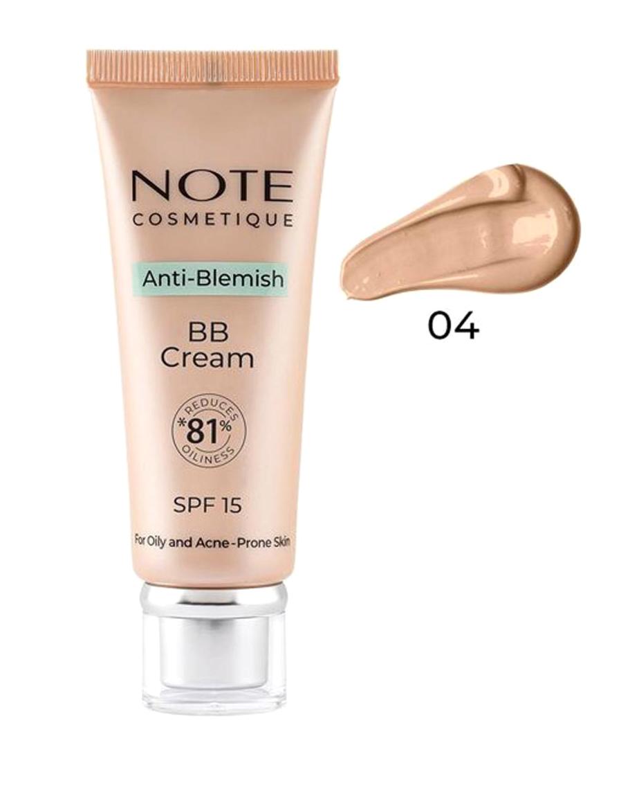 Note No:04 Yağlı Ciltler İçin Sivilce Yapmayan BB Krem Koyu Ton
