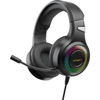 Xaser Gt-Hf2D Oyuncu Kulak Üstü Kablolu Bluetooth Kulaklık Siyah