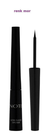 Note Color Art Mat Pastel Mor Keçe Likit Eyeliner
