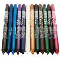 Nofella 12'li Suya Dayanıklı Parlak Pastel Çok Renkli Kalıcı Kalem Eyeliner