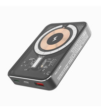 Ixtech Ix-Pb021 10000 mAh Mıknatıslı Micro USB Powerbank Siyah