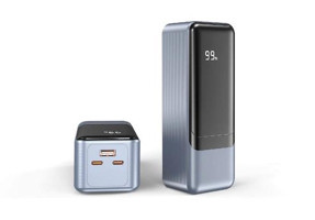 Wiwu Wi-P010 27000 mAh Hızlı Şarj Micro Lightning - Type C - USB Powerbank Gri