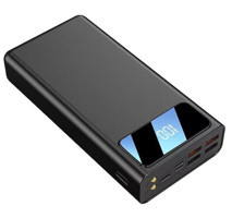 Newface Mn113 40000 mAh Hızlı Şarj Dijital Göstergeli Type C - USB Powerbank Siyah