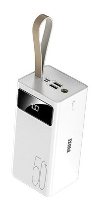 Phixi Force P50 50000 mAh Hızlı Şarj Mini USB Powerbank Beyaz