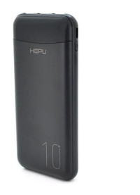 Hepu Hp-205 10000 mAh Dijital Göstergeli Micro Type C - USB - Lightning Powerbank Beyaz