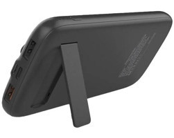 Gnp 10000 mAh Hızlı Şarj Vantuzlu Micro Type C - USB Powerbank Siyah