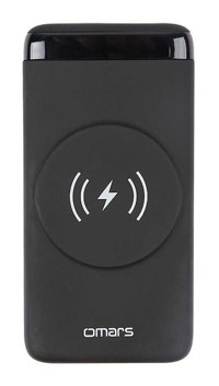 Omars Omws008 10000 mAh Mıknatıslı Type C - USB Kablosuz Powerbank Siyah