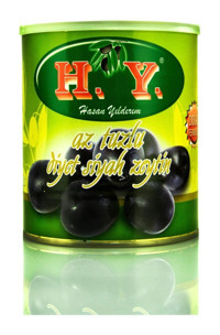 Hakan Yıldırım Az Tuzlu Siyah Zeytin Teneke 400 gr