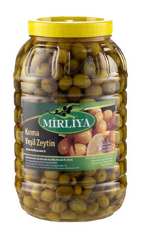 Mirliya Az Tuzlu Yeşil Zeytin Pet Kavanoz 2 kg