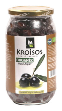 Kroisos Az Tuzlu Salamura Gemlik Siyah Zeytin Pet Kavanoz 700 gr