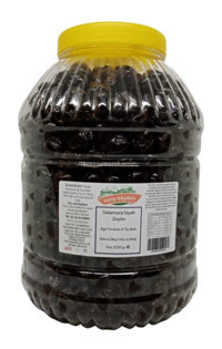 Karşı Köyden Fermente Tuzlu Salamura Siyah Zeytin Pet Kavanoz 3.5 kg