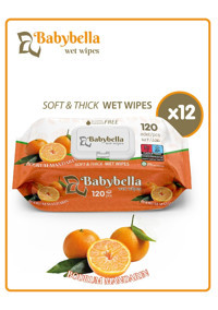 Babybella Bodrum Mandalinası 1440 Yaprak Islak Mendil