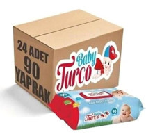 Baby Turco 90 Yaprak 24'lü Islak Mendil