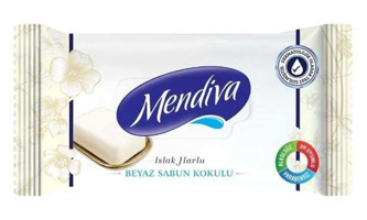 Mendiva Beyaz Sabun Kokulu 60 Yaprak 8'li Islak Mendil