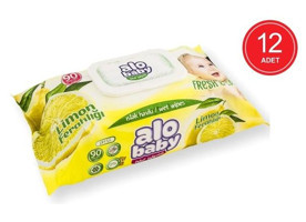 Alo Baby Petek Dokulu 90 Yaprak 12'li Islak Mendil