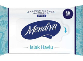 Mendiva 56 Yaprak 8'li Islak Mendil