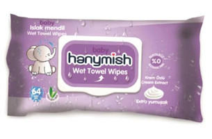 Hanymish 64 Yaprak Islak Mendil